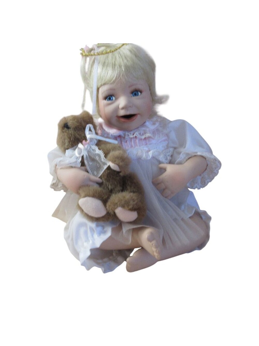 Ashton Drake Galleries “I Wish You Love” 1994 Porcelain Angel Doll 96571-HT